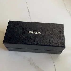 Prada | Accessories | Nib Prada Sunglasses Black W Silver  display picture 1
